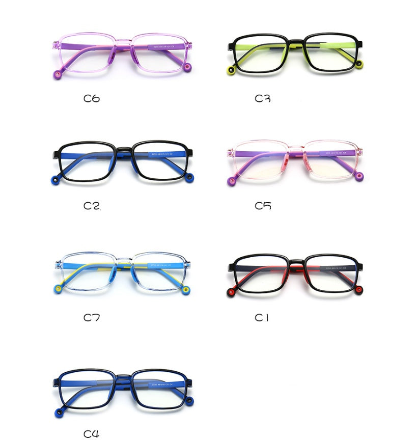 Two-color Ultra-light Blue Light With Myopia Glasses Frame