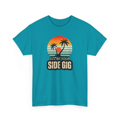 Ocean Palm Tree T-shirt - 'This Is My Side Gig' Tee