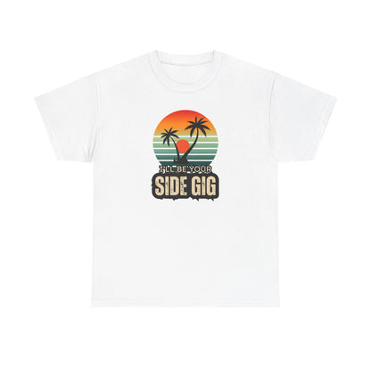 Ocean Palm Tree T-shirt - 'This Is My Side Gig' Tee