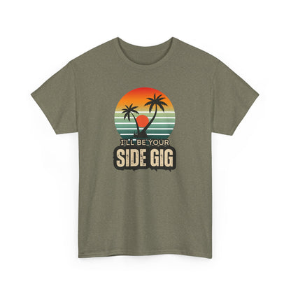 Ocean Palm Tree T-shirt - 'This Is My Side Gig' Tee