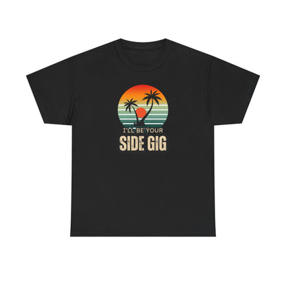 Ocean Palm Tree T-shirt - 'This Is My Side Gig' Tee