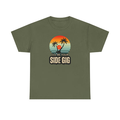 Ocean Palm Tree T-shirt - 'This Is My Side Gig' Tee