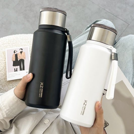 Portable Portable Tea Separation Vacuum With Strainer Water Cup